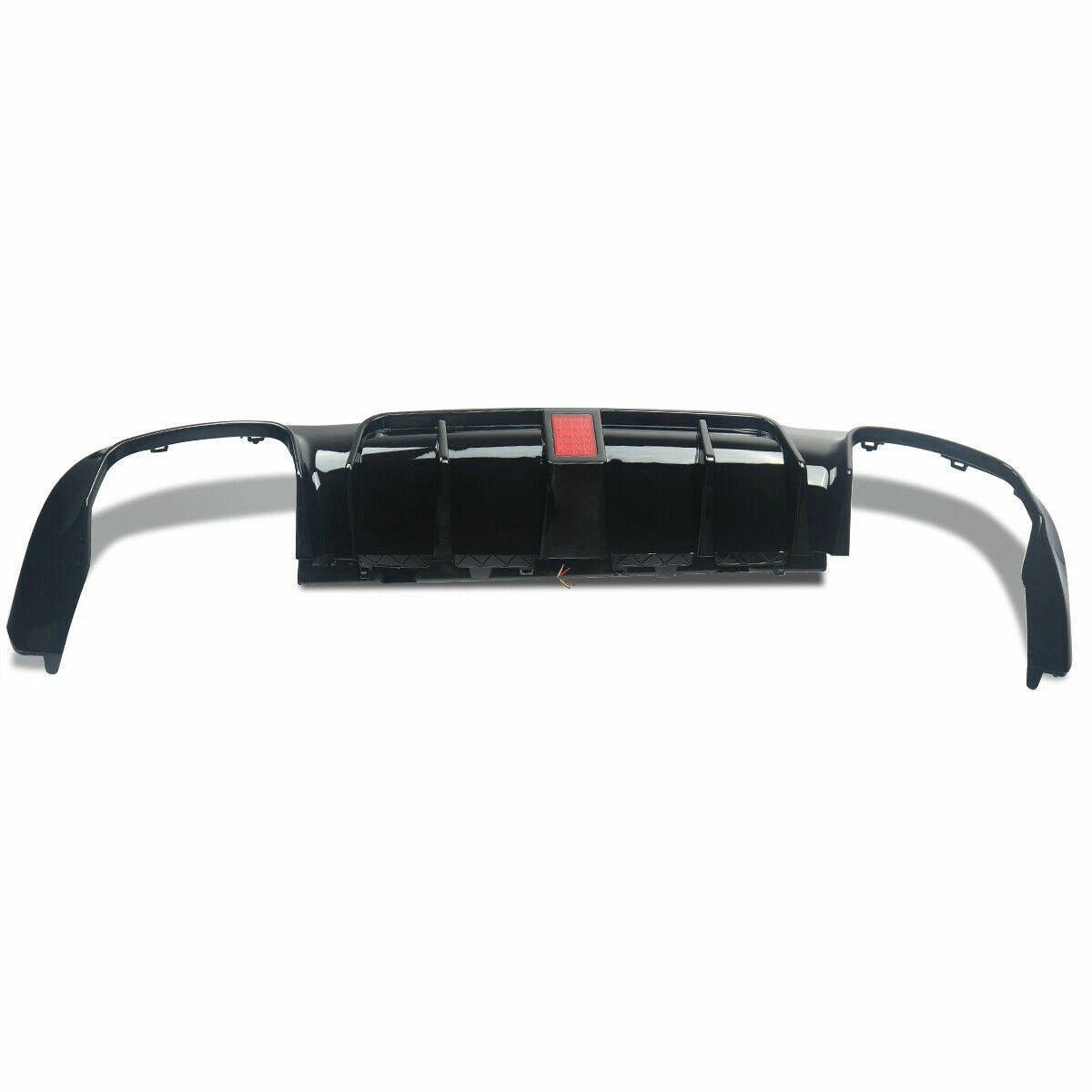 FOR MERCEDES BENZ E CLASS W213 REAR DIFFUSER AND TAIL PIPE F1 LOOK GLOSS BLACK