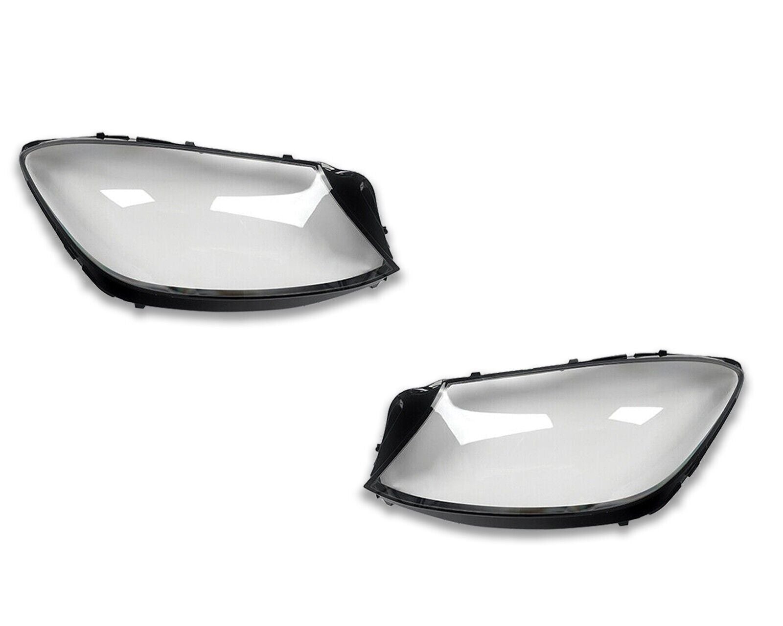 PAIR FOR MERCEDES-BENZ S CLASS W222 LCI HEADLAMP HEADLIGHT LENS COVER 2018-2020