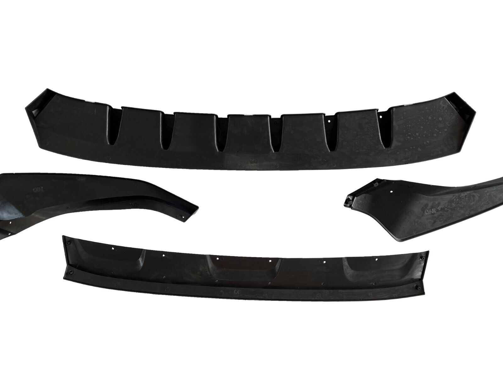 FOR AUDI Q8 S LINE FRONT BUMPER SPLITTER LIP SPOILER GLOSS BLACK 2018 ONWARDS