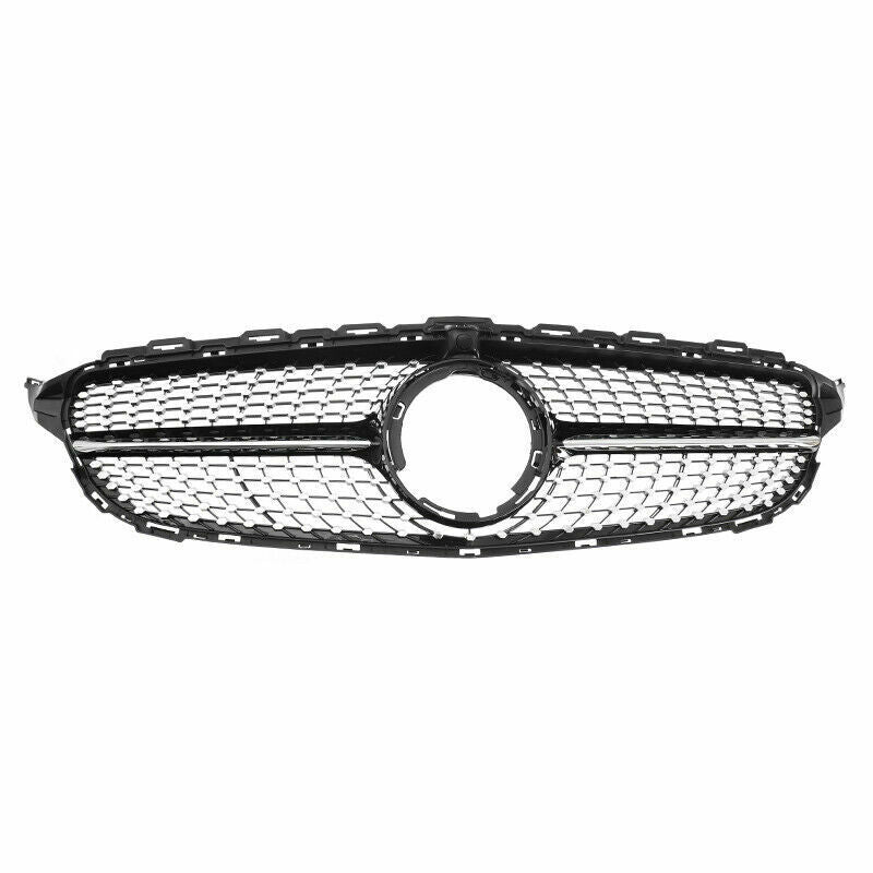 FOR MERCEDES C CLASS W205 GRILLE GRILL 2019 + DIAMOND AMG STYLE WITH CAMERA