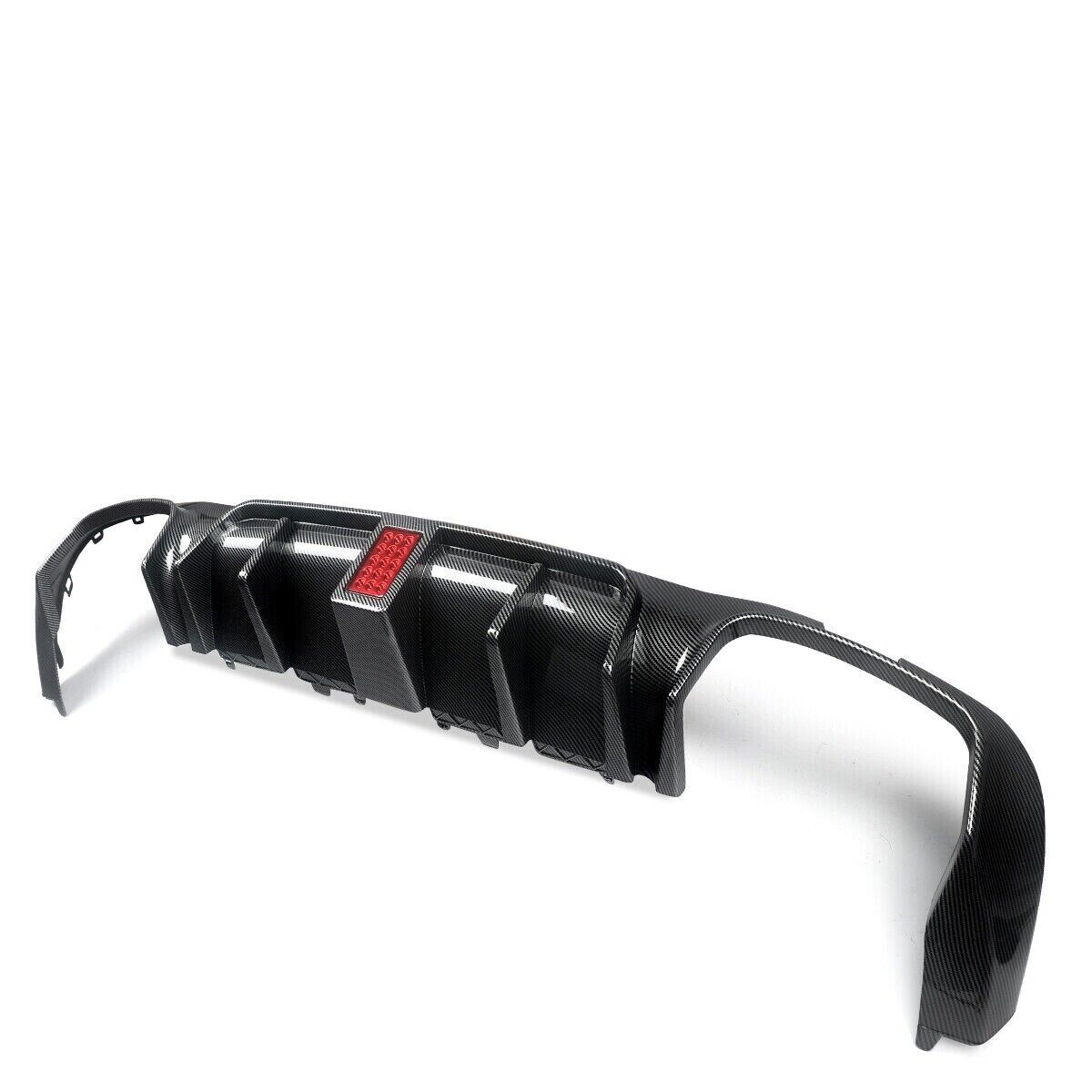 FOR MERCEDES BENZ E CLASS W213 AMG C63 REAR BUMPER DIFFUSER AMG F1 LIGTH  STYLE