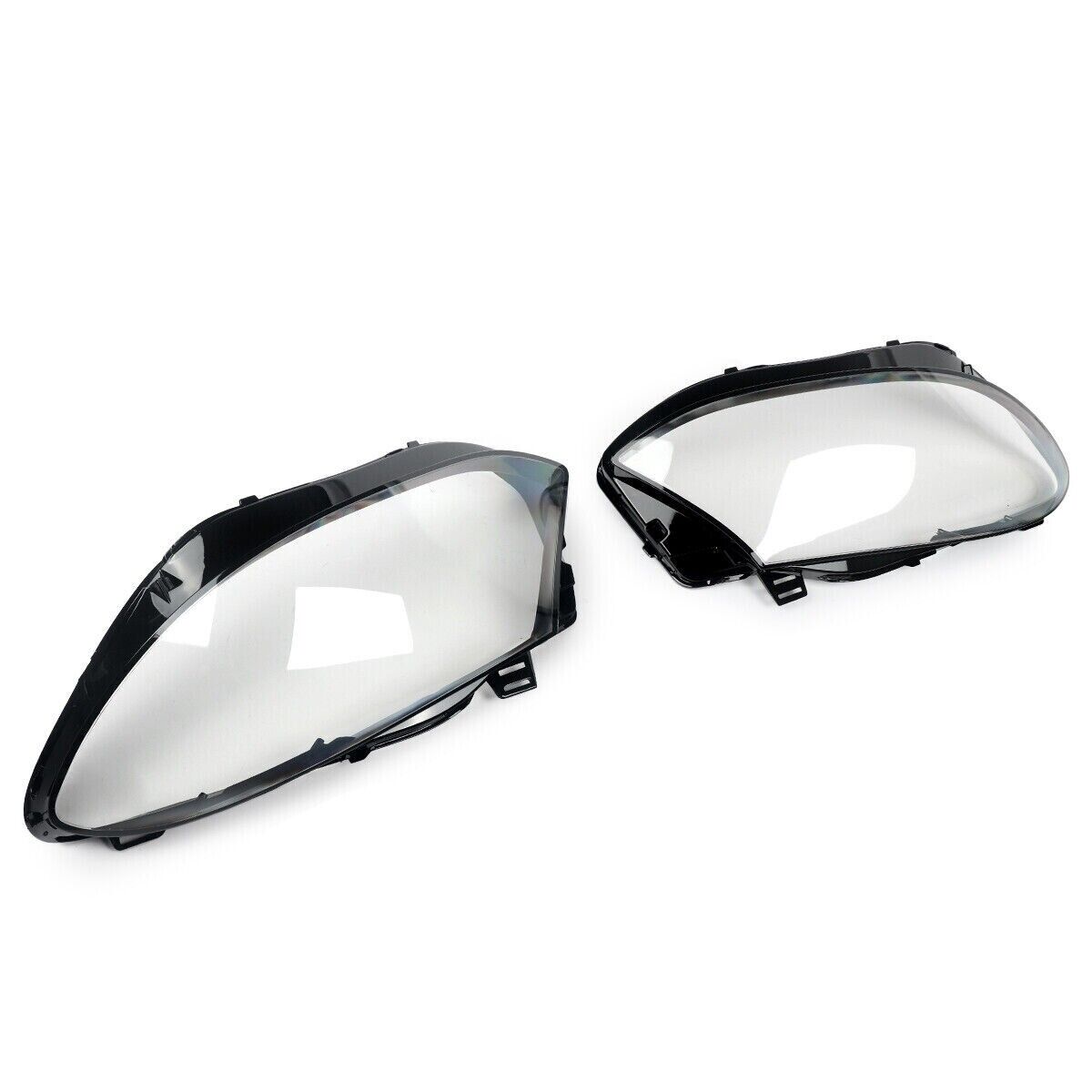 PAIR HEADLIGHT LENS HEADLAMP COVER FOR MERCEDES-BENZ GLE CLASS W166 2015-2019