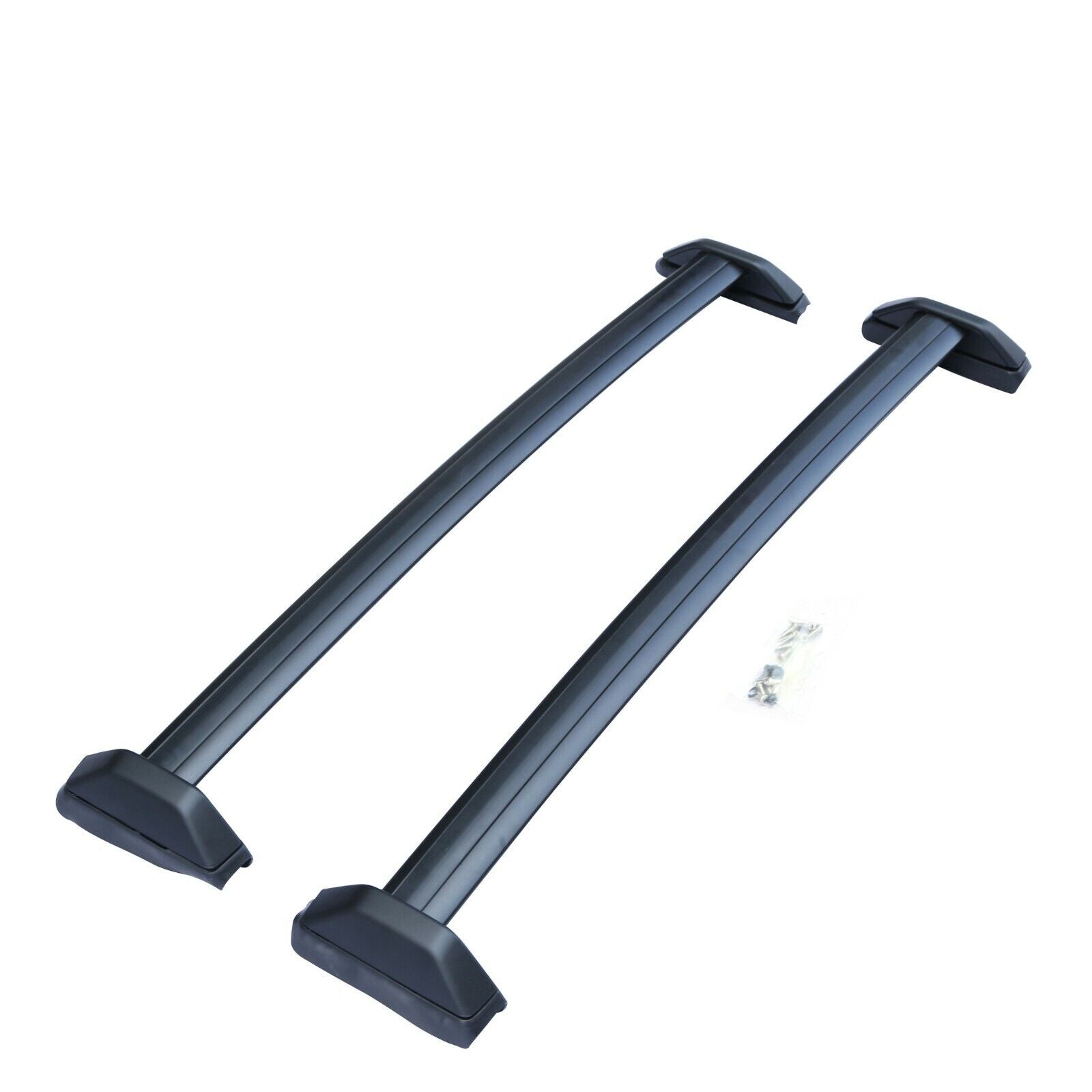 FOR HONDA CRV MK2 2002-2006 ALUMINIUM BLACK ROOF CROSS RAILS BARS 100% OEM FIT