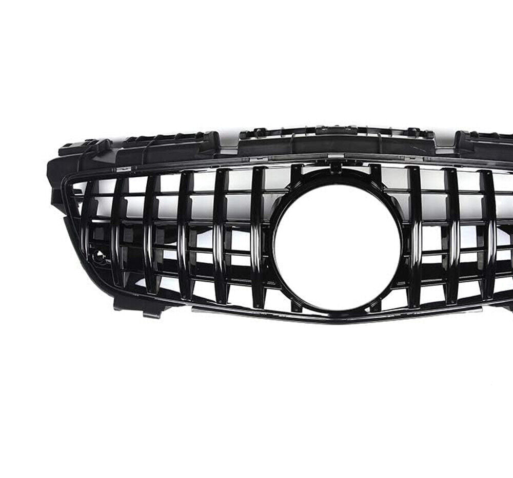 FOR MERCEDES SLK CLASS R172 FRONT GRILLE PANAMERICANA GT STYLE GLOSS BLACK 11-15