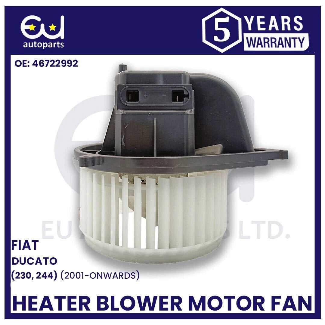 HEATER BLOWER MOTOR FAN FOR FIAT DUCATO 230 244 2001-ONWARDS LHD