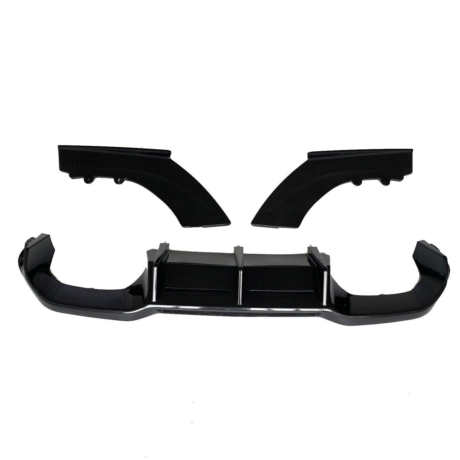 FOR BMW 2 SERIES F87 M2 REAR DIFFUSER  BUMPER VALANCE MTC STYLE CARBON LOOK 15+