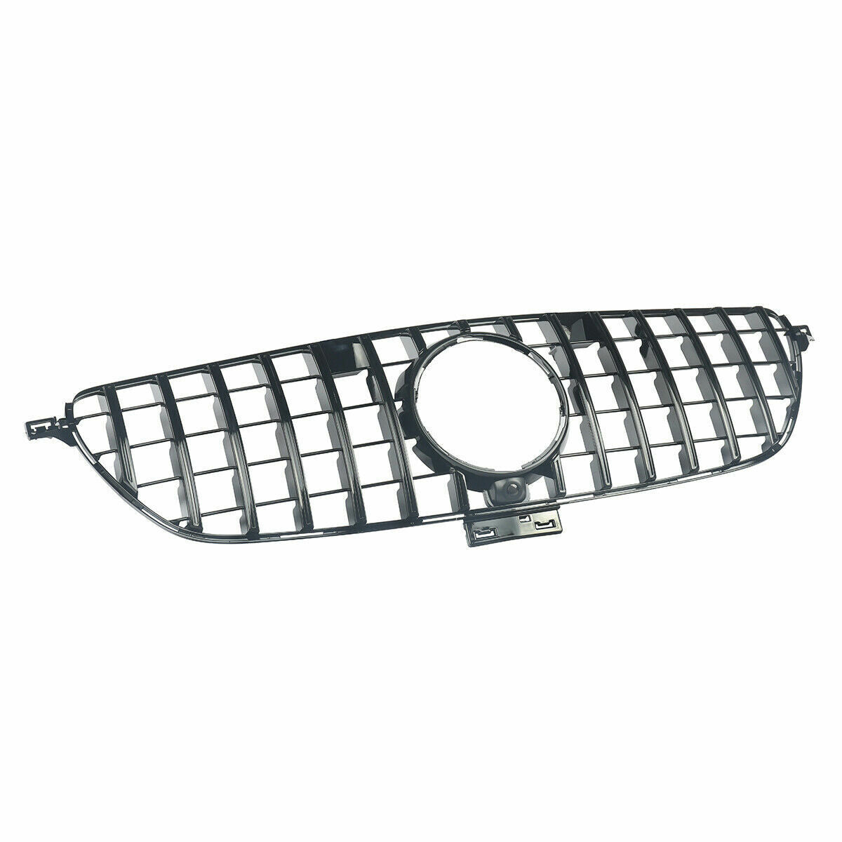 FOR MERCEDES GLE CLASS C292 COUPE FRONT GRILLE GRILL GT STYLE GLOSS BLACK 2015+