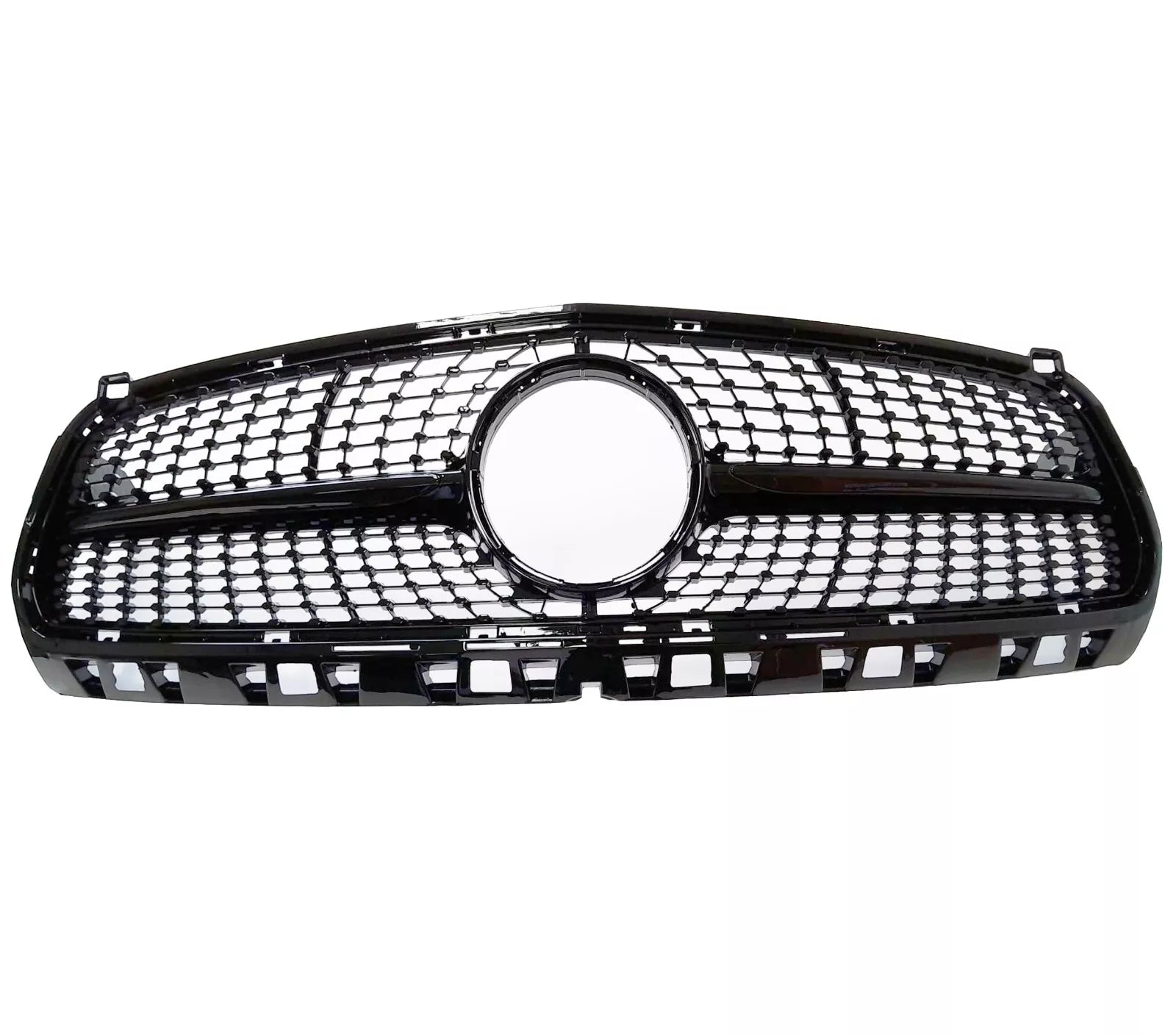DIAMOND CHROME FRONT BUMPER GRILLE GRILL FOR MERCEDES A CLASS W176 PRE FACELIFT