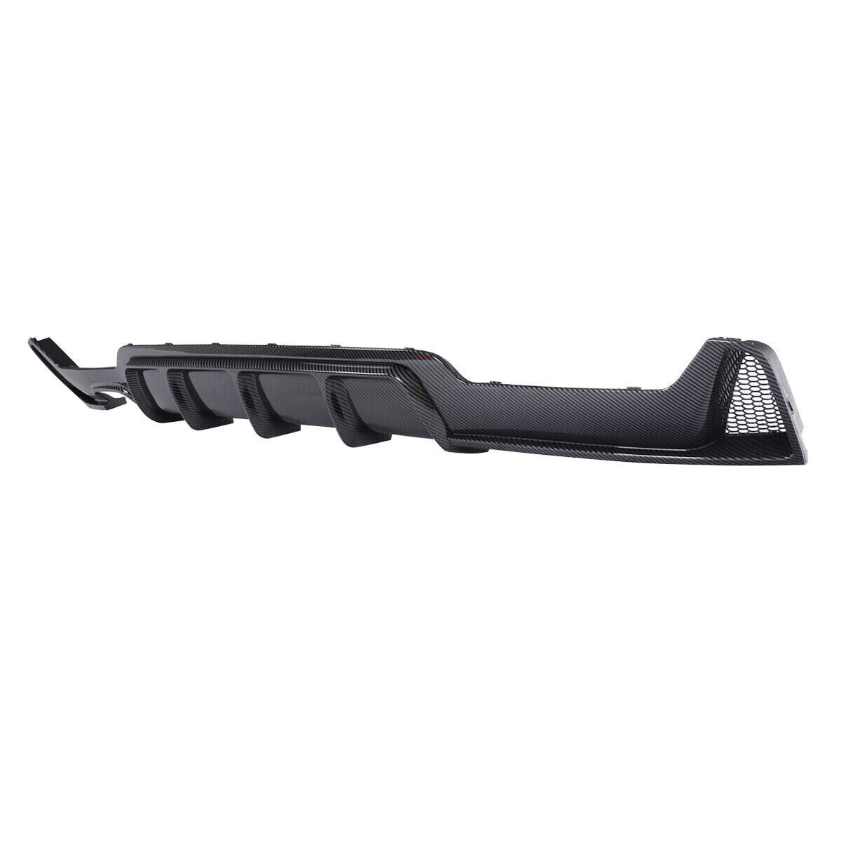 MP STYLE TWIN REAR DIFFUSER FOR BMW 4 SERIES F32 F33 F36 CARBON LOOK 2013-2020