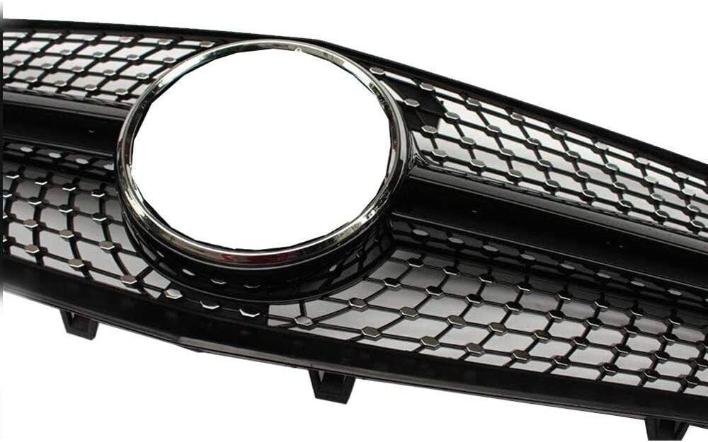 FOR MERCEDES E CLASS W212 S212 FRONT GLOSS BLACK DIAMOND GRILLE GRILL 2009-2013