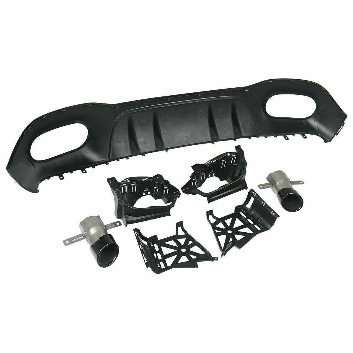 FOR MERCEDES A CLASS V177 SALOON AMG A35 LOOK REAR DIFFUSER TAILPIPES 2019+