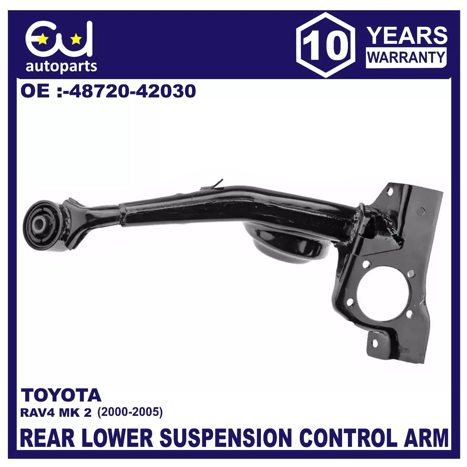 REAR LOWER LEFT SUSPENSION TRAILING CONTROL ARM FOR TOYOTA RAV4 MK2 (_A2_) 00-05