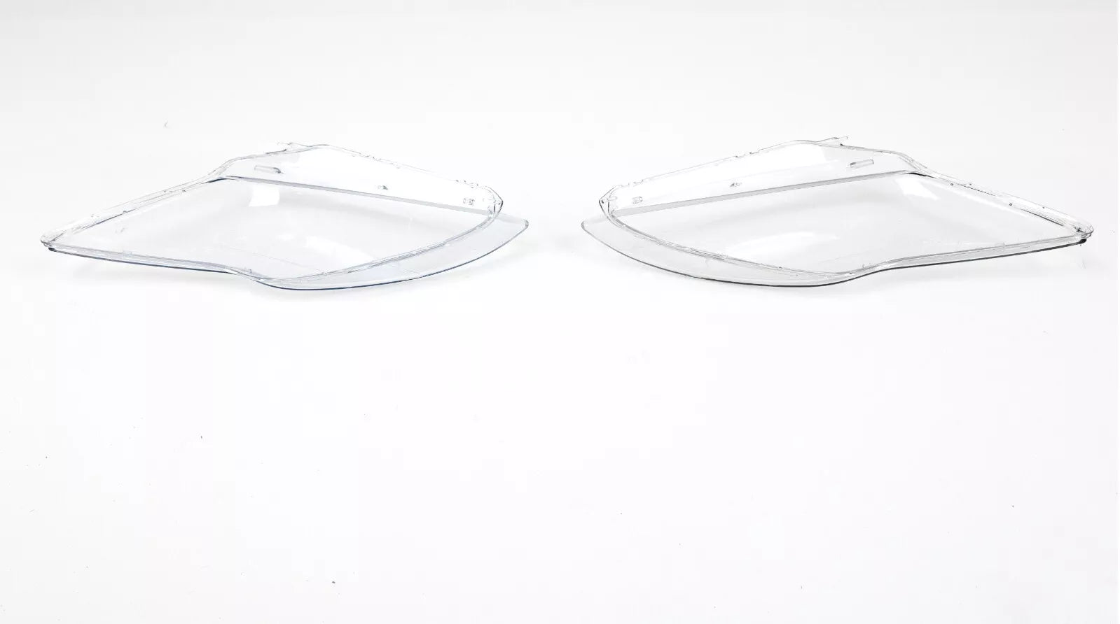 FOR FORD FOCUS MK2 FRONT HEADLIGHT LAMP LENS COVER LEFT RIGHT SIDE PAIR 2008-10