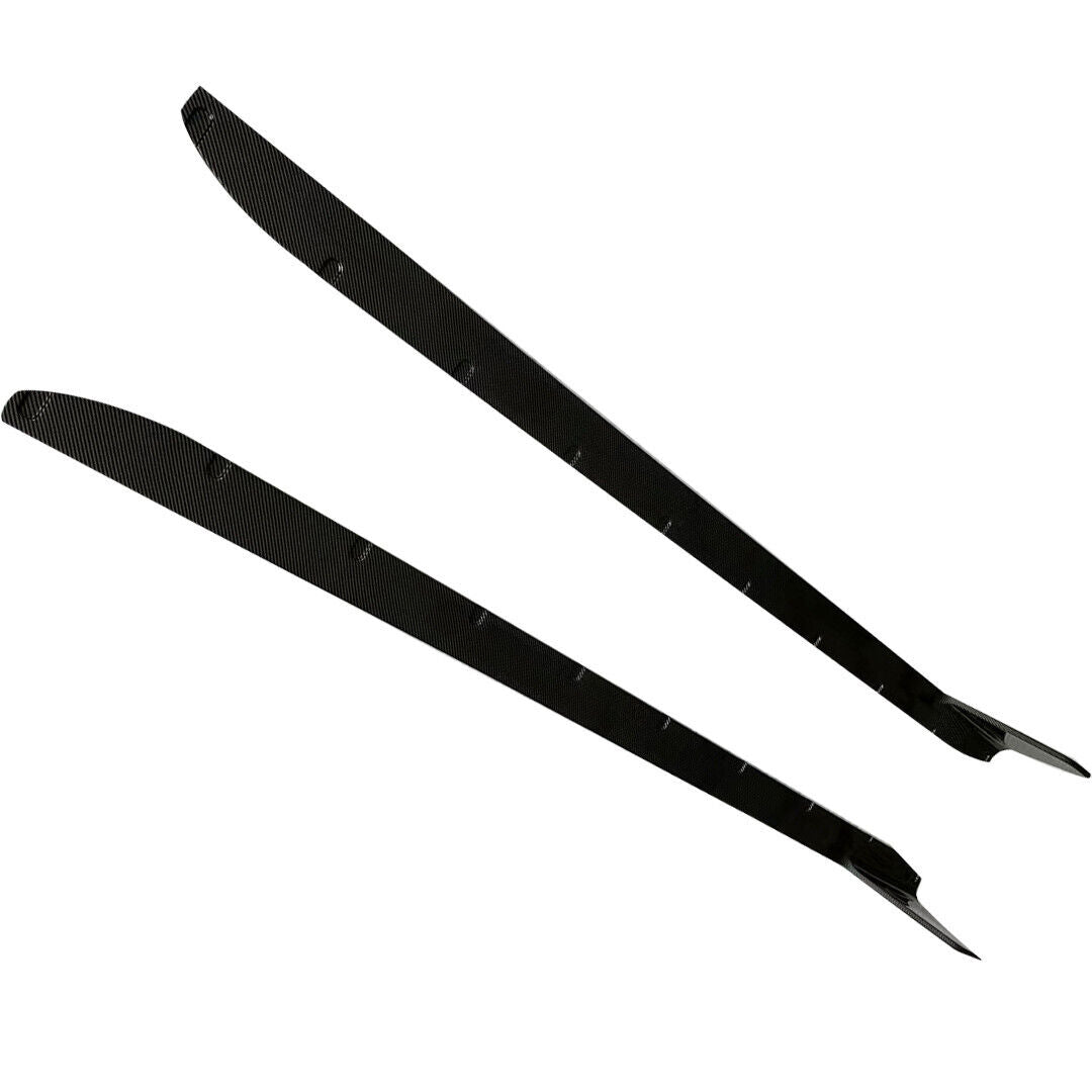 FOR BMW G80 M3 G82 G83 M4 MP STYLE SIDE SKIRT EXTENTION LIP CARBON LOOK 2020+