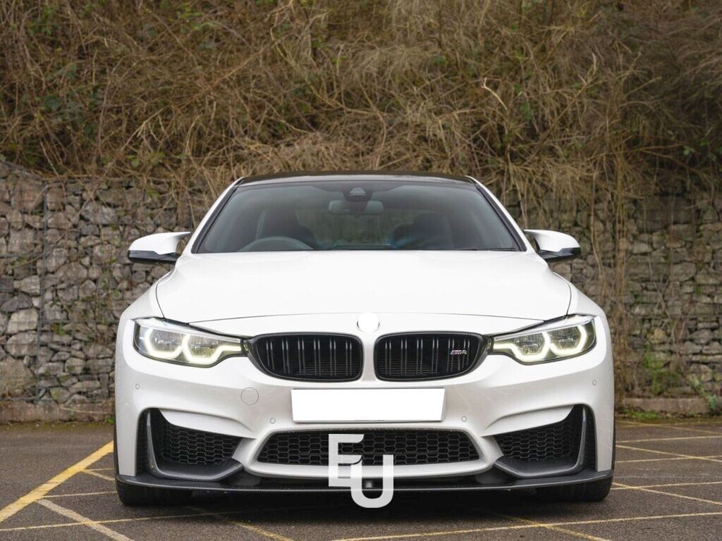 FOR BMW M3 M4 F80 F82 F83 FRONT SPLITTER LIP & REAR DIFFUSER BODYKIT CARBON LOOK