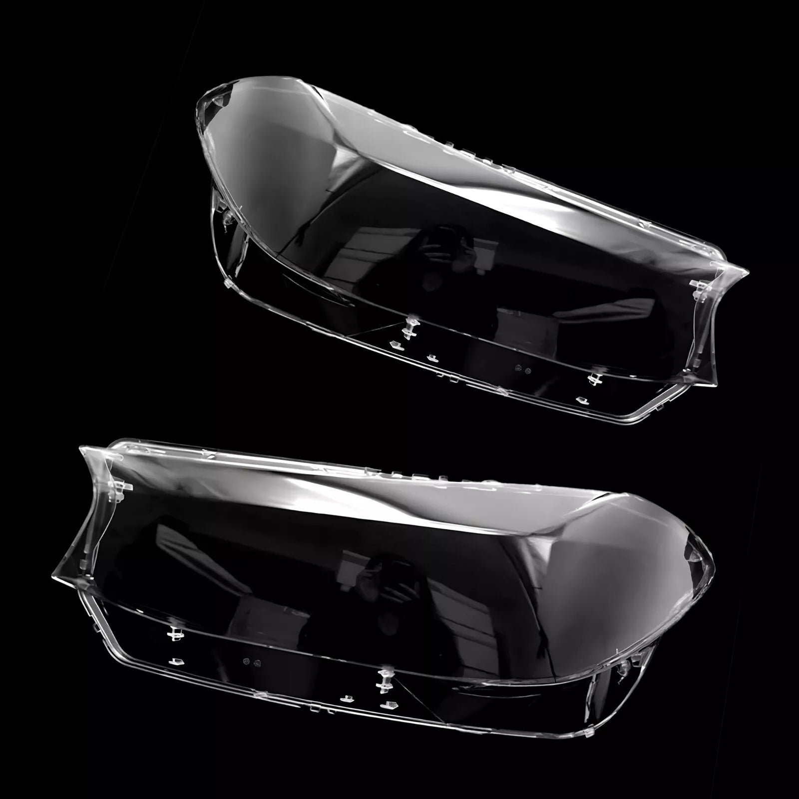 LEFT RIGHT HEADLIGHT HEADLAMP CLEAR LENS COVER FOR BMW 6 SERIES GT G32 2017-2019
