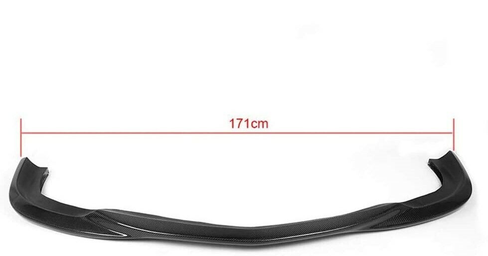 FOR MERCEDES C CLASS S204 W204 C204 AMG STYLE CARBON FIBRE FRONT LIP SPLITTER