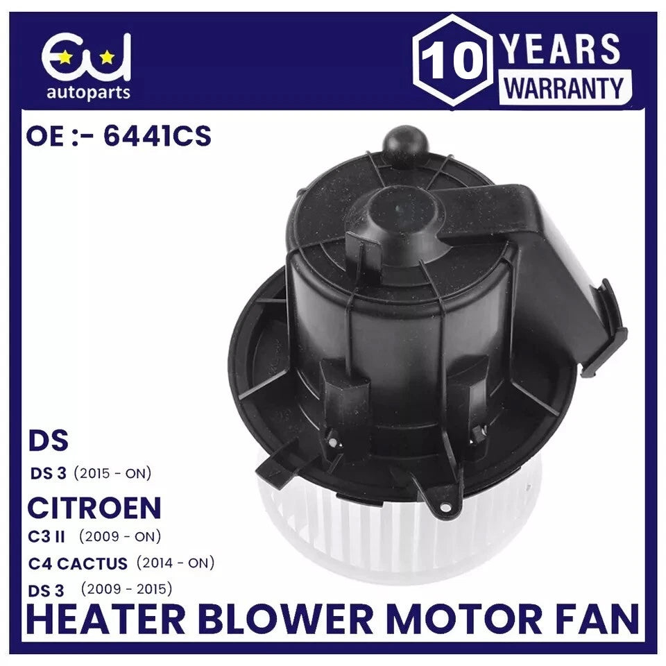 HEATER BLOWER MOTOR FAN FOR CITROEN DS3 C3 II 2 C4 CACTUS LHD & RHD OEM QUALITY