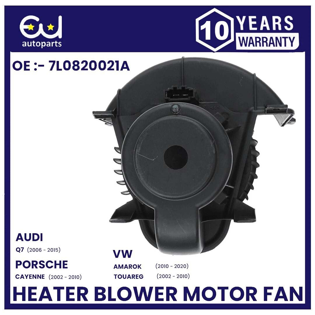 NEW HEATER BLOWER MOTOR FAN FOR PORSCHE CAYENNE AUDI Q7 4L2820021A 7L0820021A UK