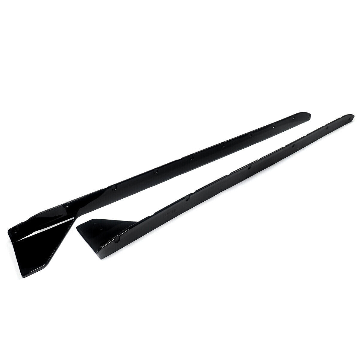 FOR BMW G80 M3 G82 G83 M4 MP STYLE SIDE SKIRT EXTENTION LIP GLOSS BLACK 2020+