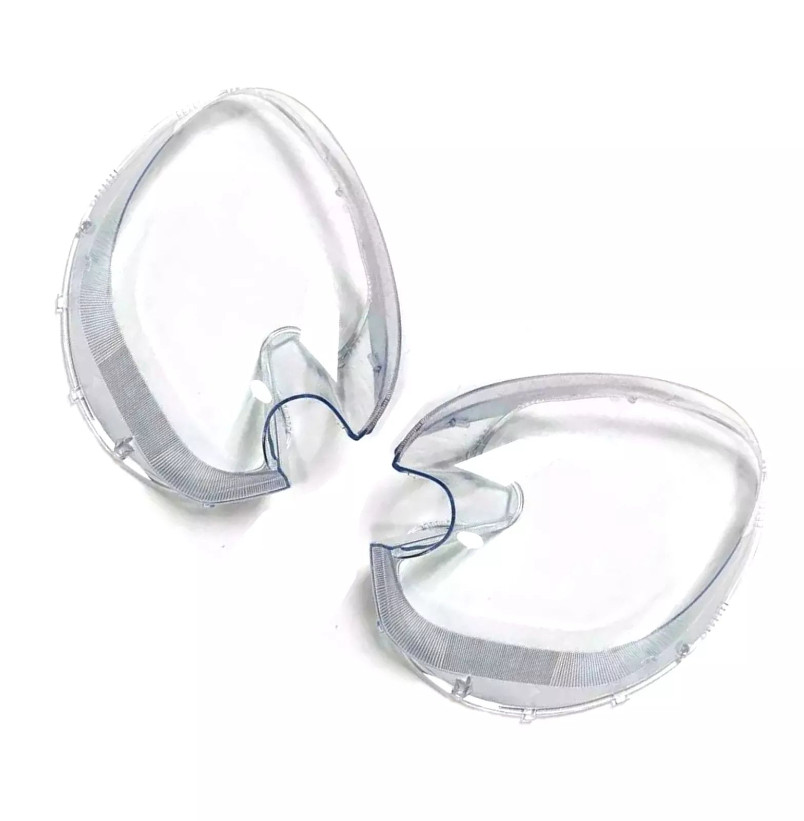 FOR BMW MINI R60 COOPER COUNTRYMAN 2014-16 PAIR L+R HEADLIGHT LENS CLEAR COVER