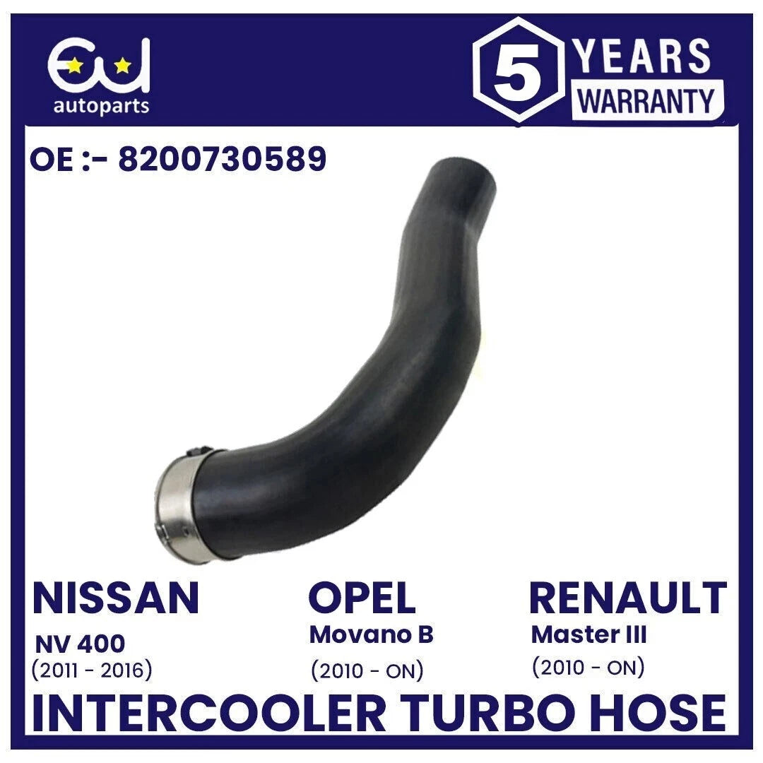INTERCOOLER TURBO HOSE PIPE FOR RENAULT MASTER MOVANO B NV400 2.3 DCI 8200730589