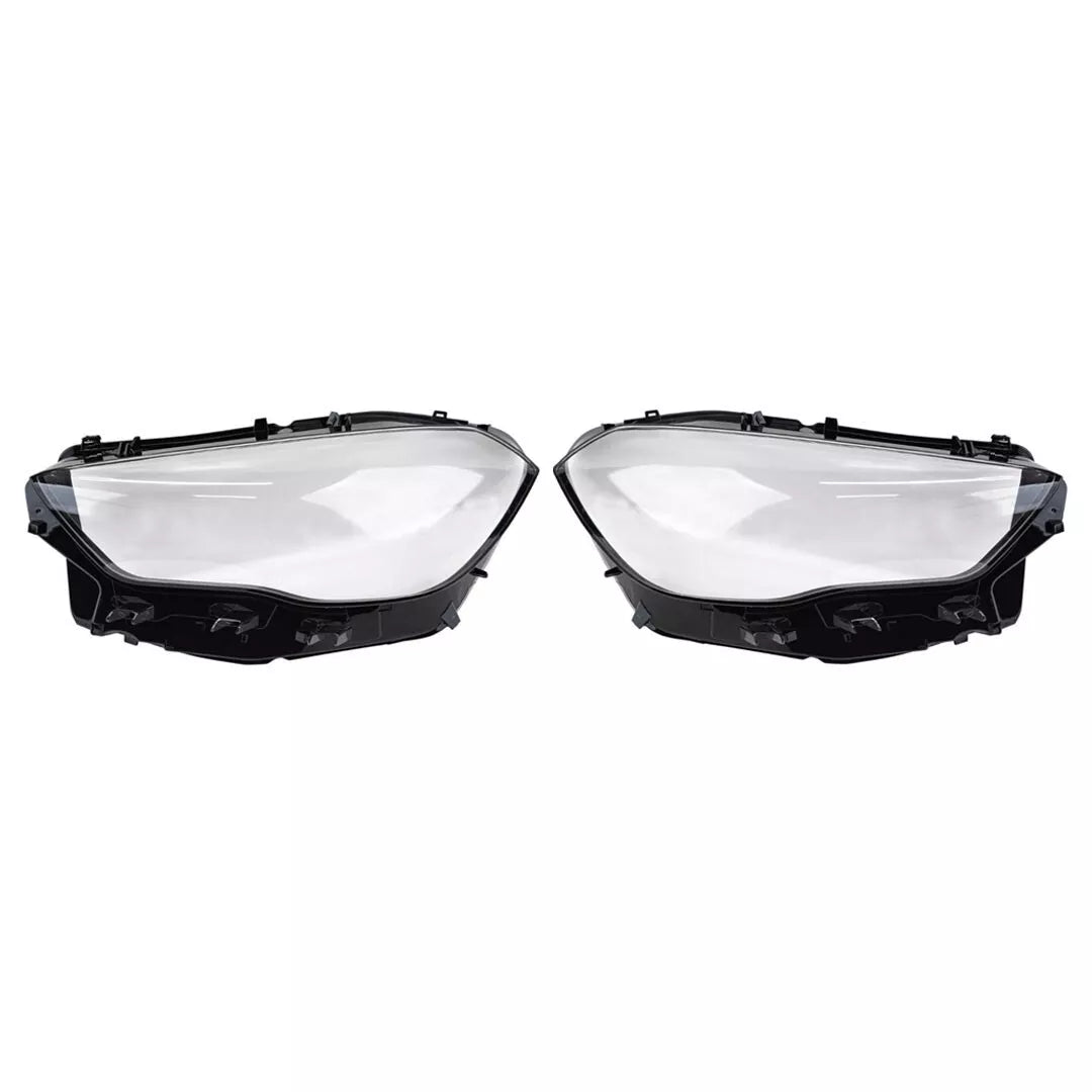 FOR MERCEDES GLA H247 PAIR LEFT RIGHT SIDE HEADLIGHT LENS COVER HEADLAMP 20-22