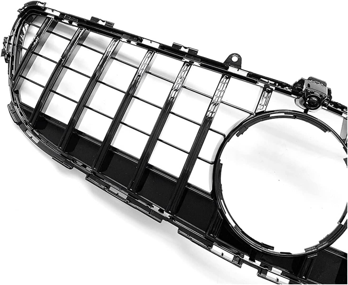 FOR MERCEDES CLS CLASS W218 C218 FRONT GT PANAMERICANA GRILLE GLOSS BLACK 15-18
