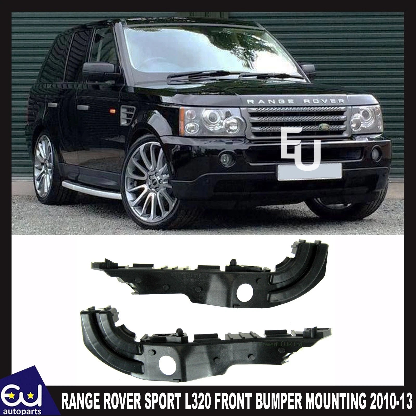 FRONT BUMPER WING MOUNTING BRACKETS FOR RANGE ROVER SPORT L320 2010-13 PAIR SET