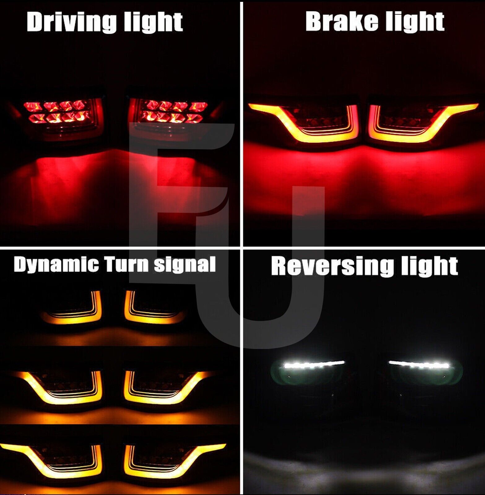 2x Dynamic LED Rear Tail Light Stop Lamp For Range Rover Sport L494 2013-2022 UK