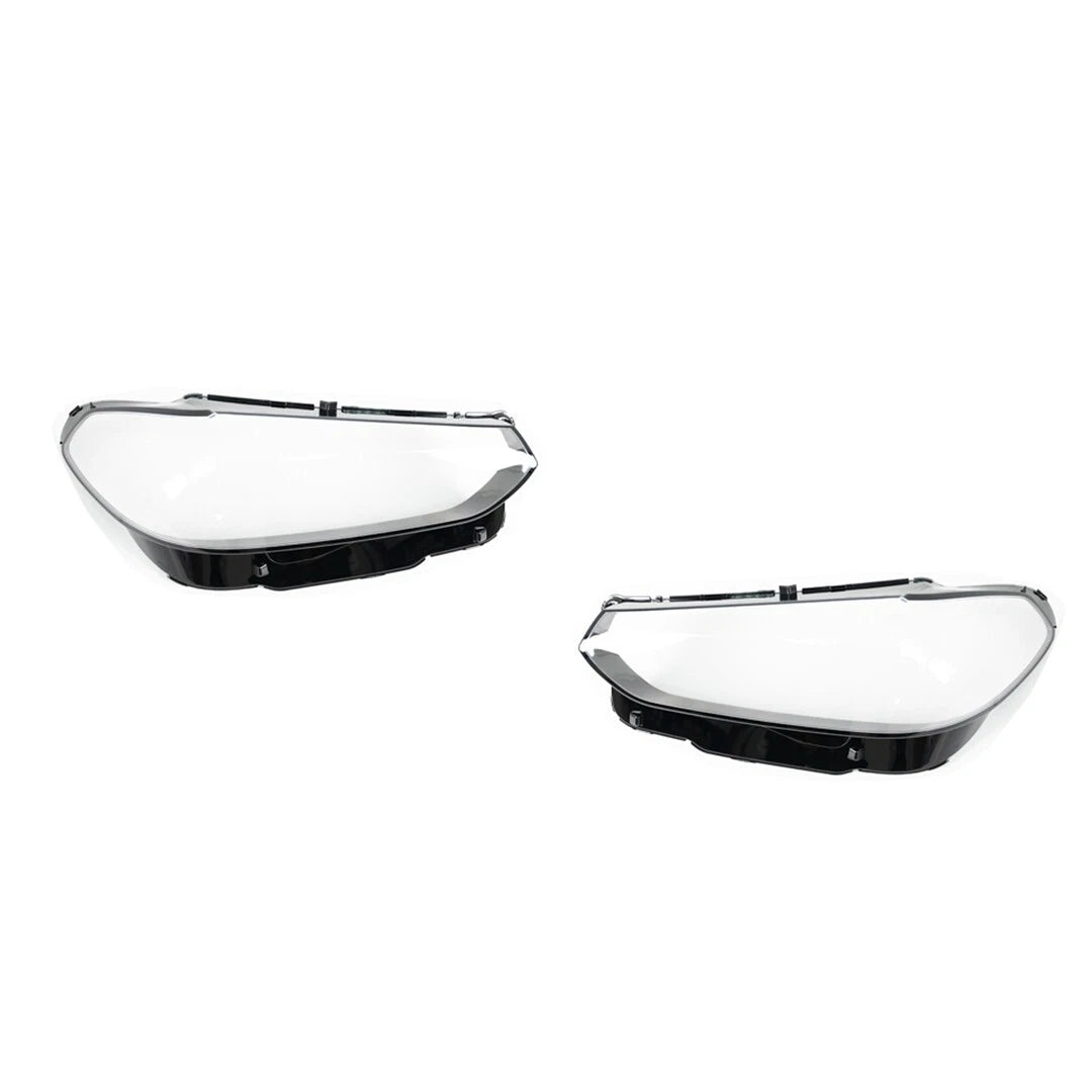 PAIR L+R HEADLIGHT LENS HEADLAMP COVER REPLACE FOR BMW X3 X4 G01 G02 G08 2021-24