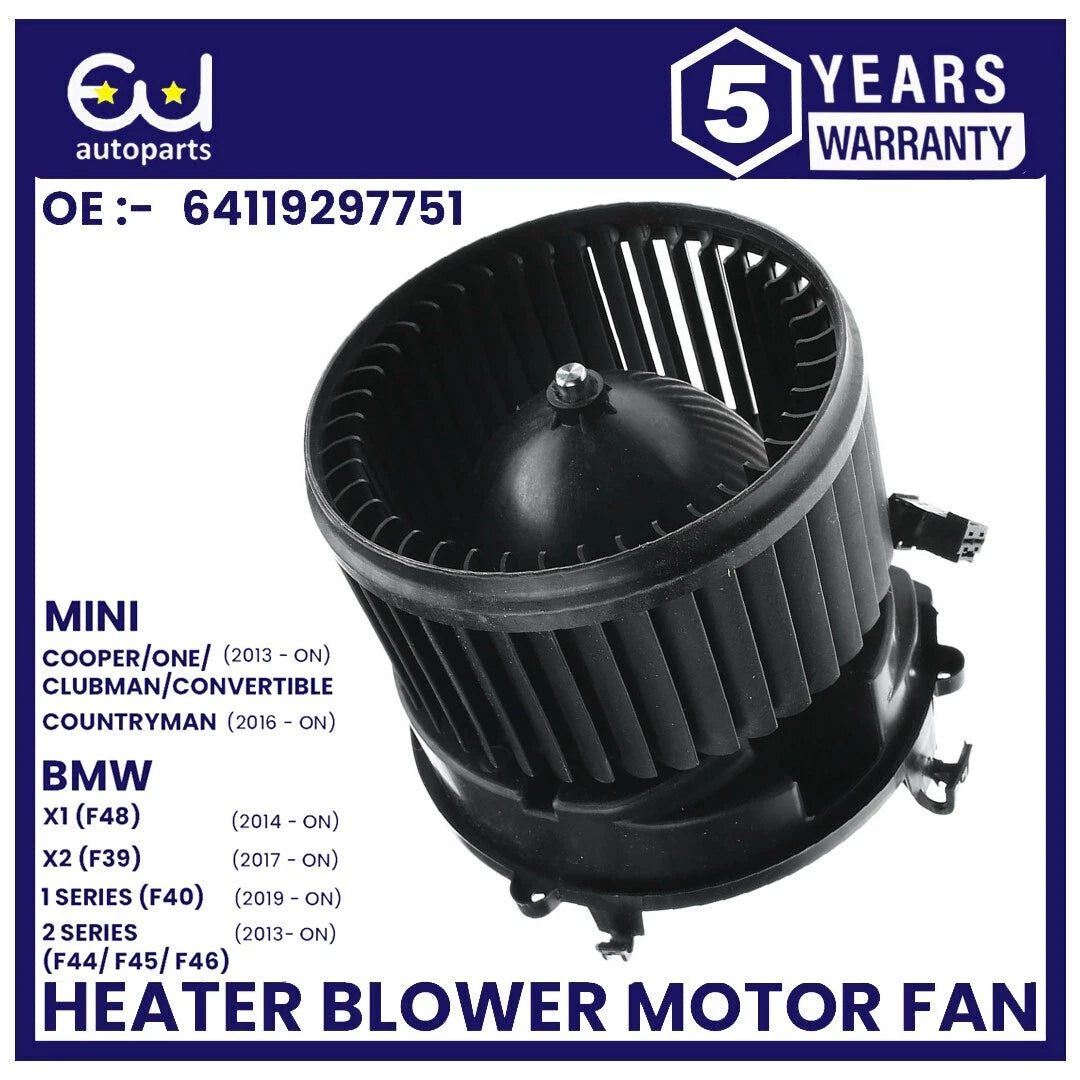HEATER BLOWER MOTOR FAN FOR BMW 1 2 SERIES X1 X2 F45 F46 F48 F39 F49 MINI COOPER