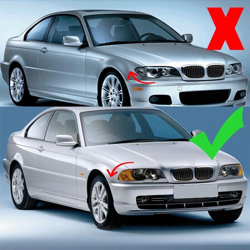 FOR BMW 3 SERIES E46 FACELIFT 2 DOOR COUPE M3 ONE SLAT FRONT KIDNEY GRILLE GRILL