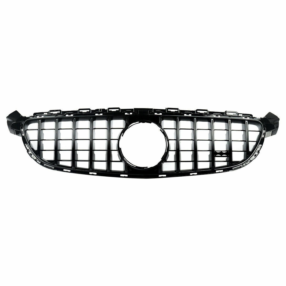 FOR MERCEDES C CLASS C63 W205 AMG FRONT GRILL GRILLE GT FULL BLACK FITS C63 ONLY