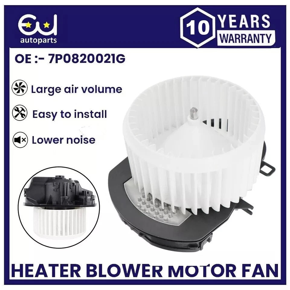 HEATER BLOWER MOTOR FAN FOR PORSCHE CAYENNE 92A VW TOUAREG 10-22 7P0820021G RHD