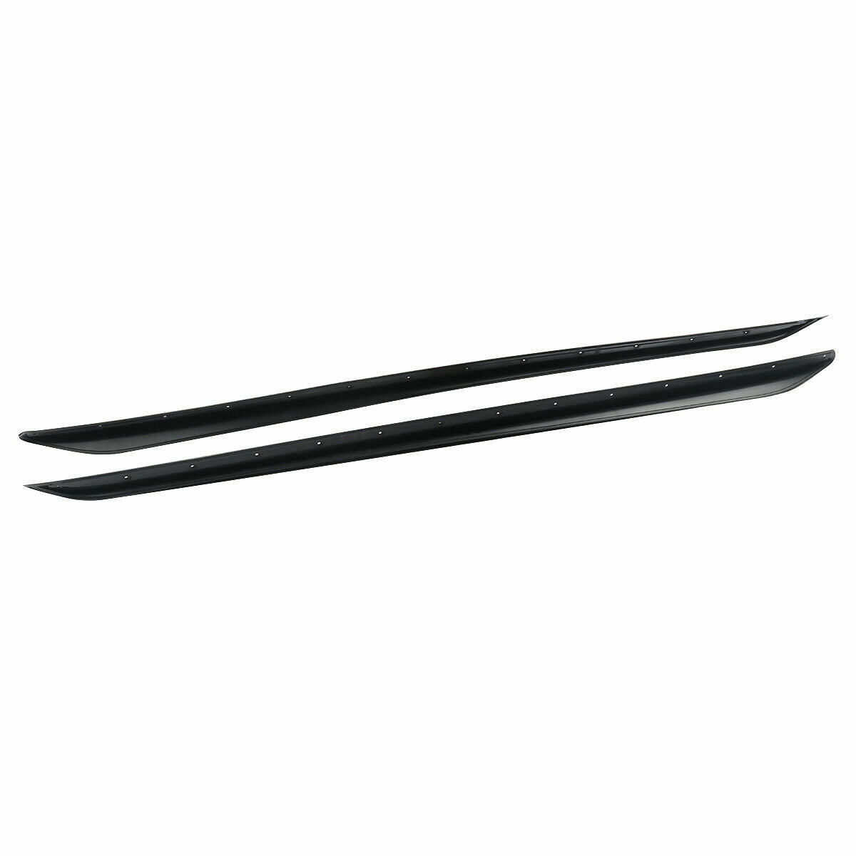 FOR BMW 3 SERIES G20 G21 SIDE SKIRT EXTENSION LIP BLADE MP STYLE GLOSS BLACK 18+