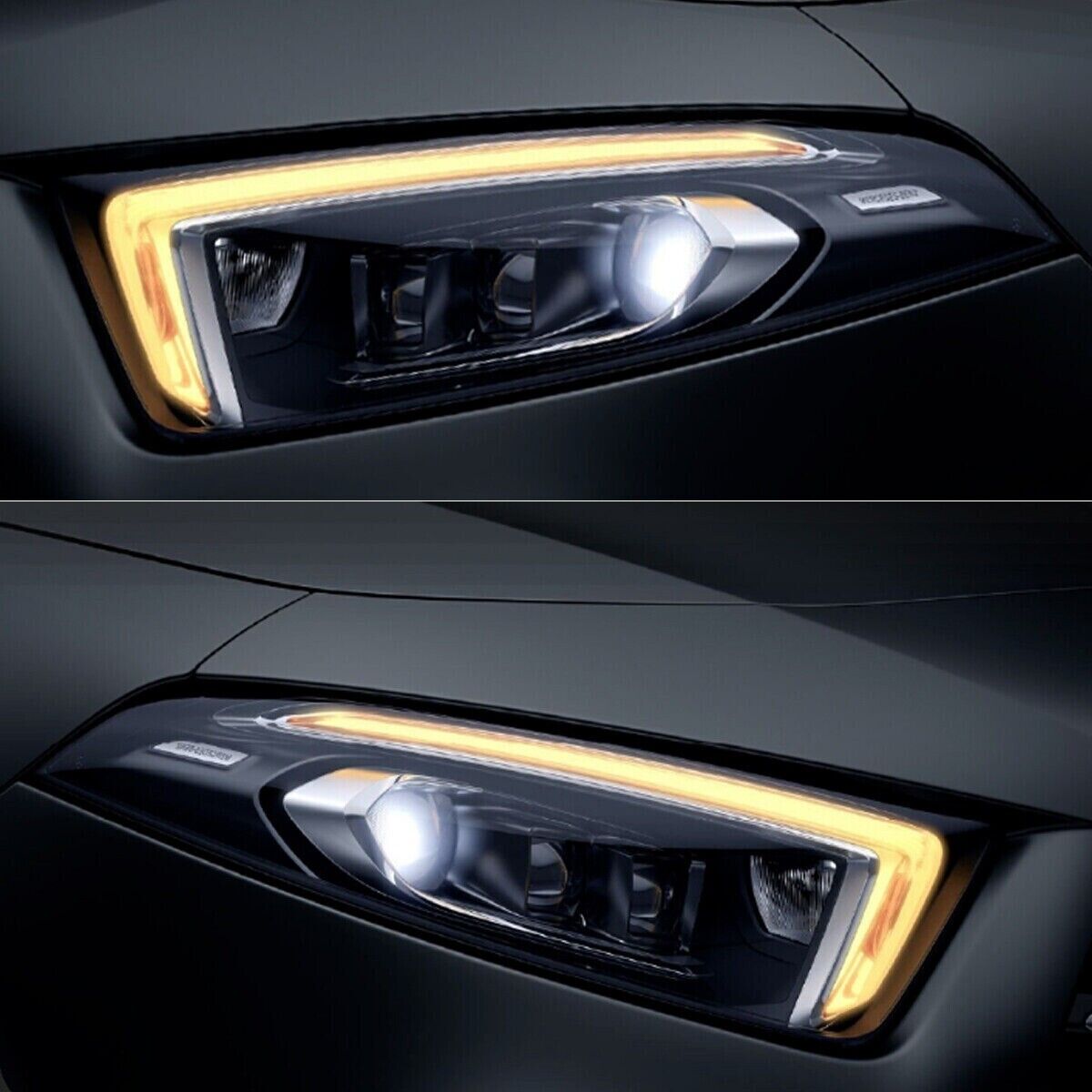 FOR MERCEDES-BENZ A CLASS W177 HEADLIGHT LENS COVER LEFT RIGHT SIDE + MANUAL