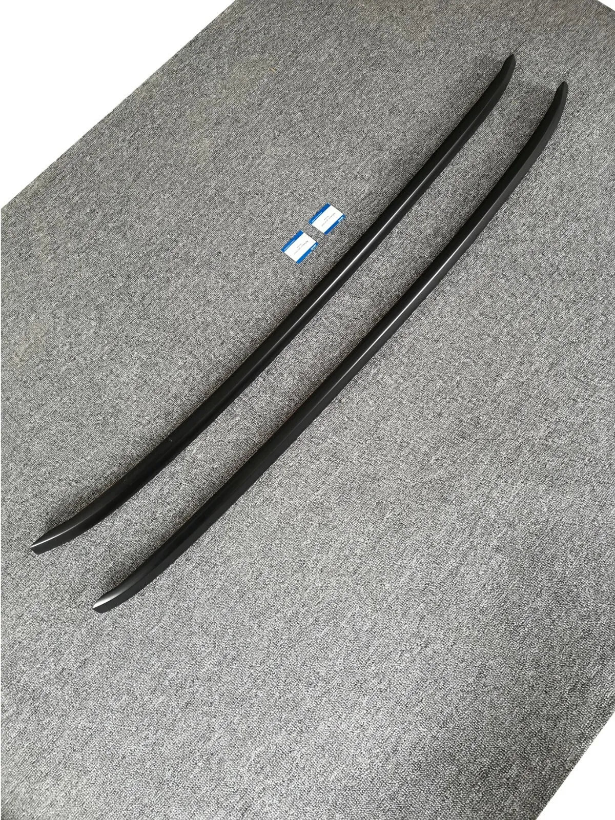 FOR AUDI A3 S3 SPORTBACK 8V 12+ FLUSH ROOF RAILS CROSS BARS BLACK ALUMINIUM TRIM