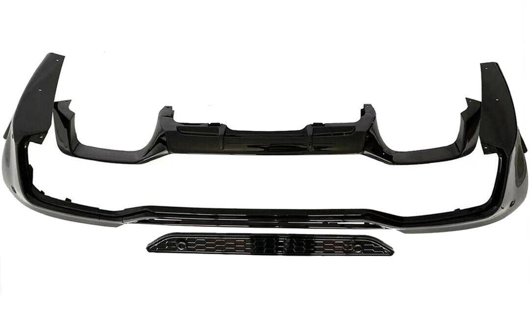 FOR BMW X4 G02 2018+ DIFFUSER INCLUDING EXHAUST PANEL & TAIL PIPES BLACK