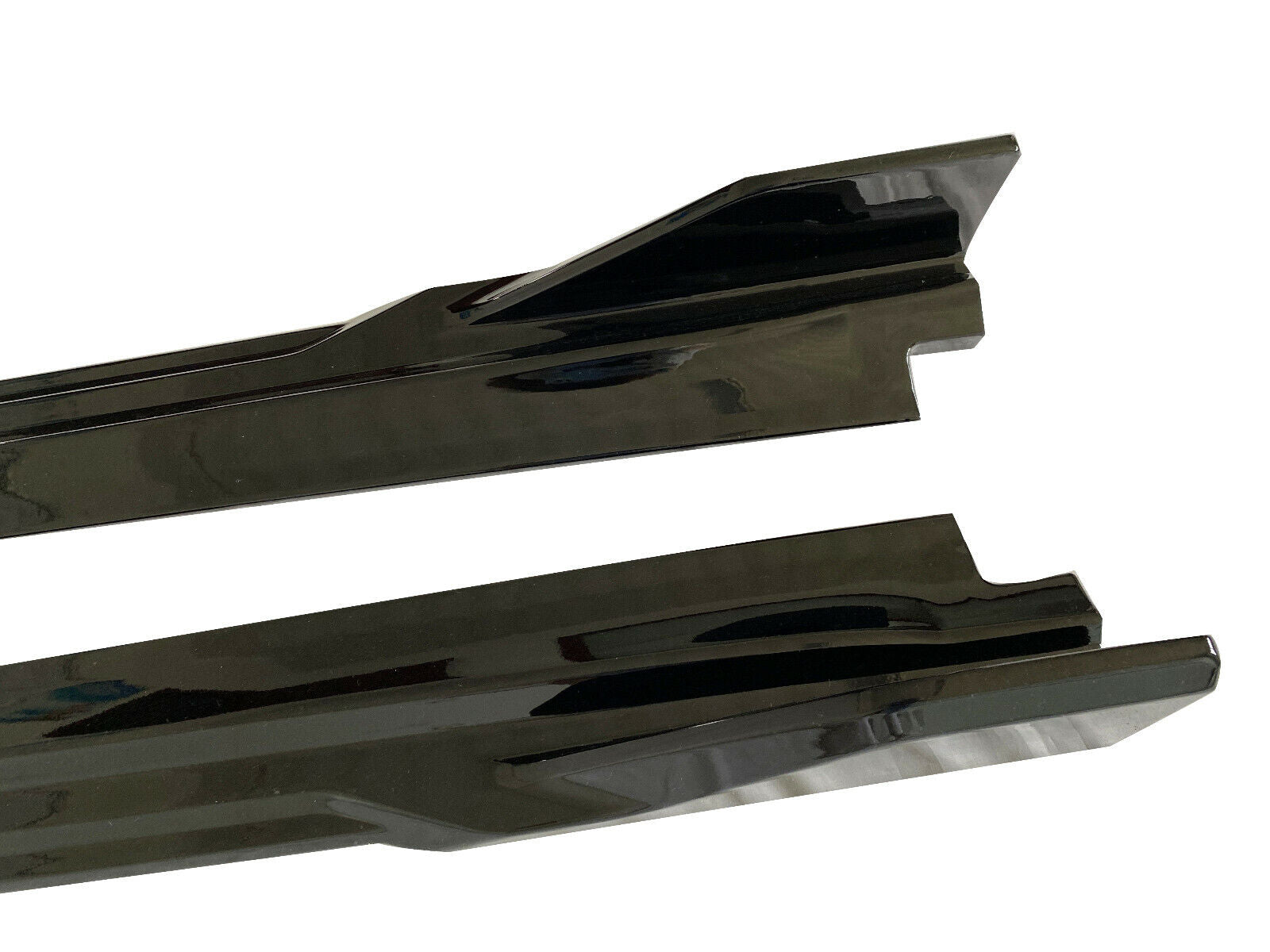 FOR BMW X5 F15 X6 F16 M SPORT SIDE SKIRTS EXTENSION BLADES LIP GLOSS BLACK 13-18