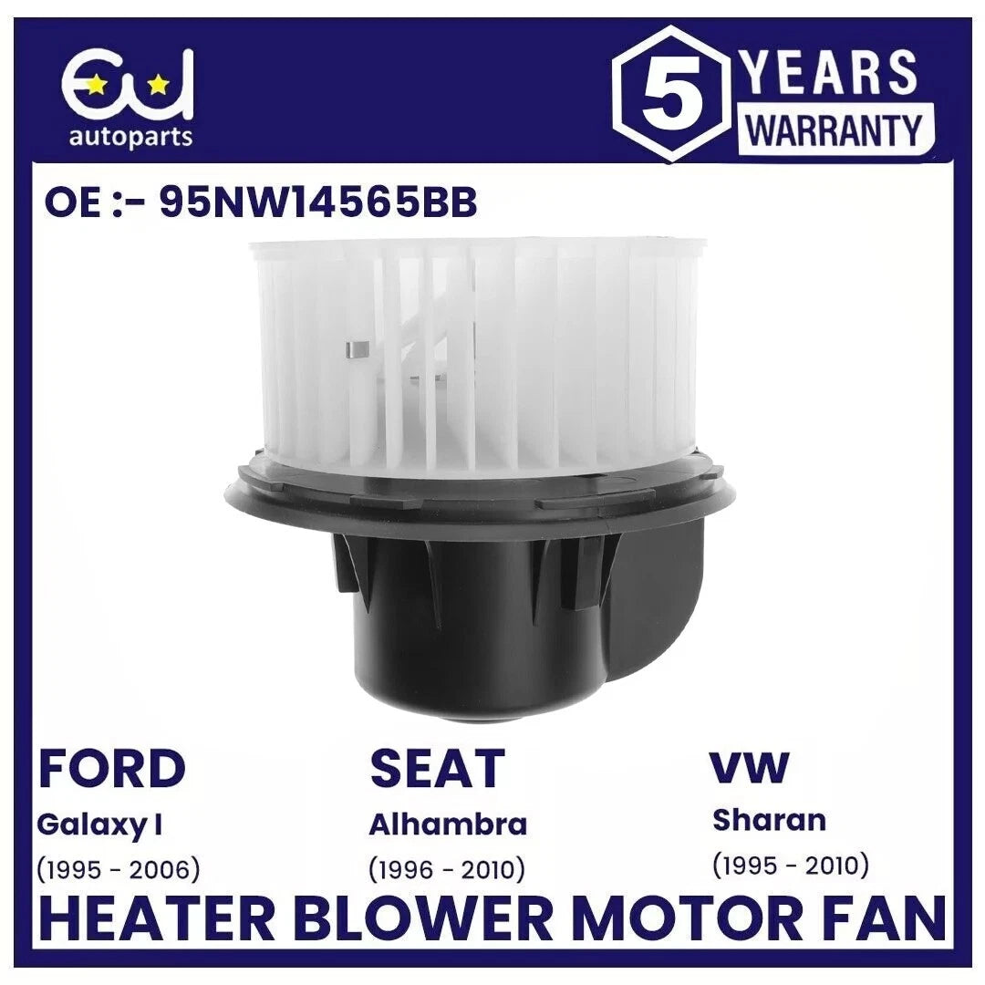 HEATER BLOWER MOTOR FAN FOR FORD GALAXY MK1 MK2 SEAT ALHAMBRA VW SHARAN RHD