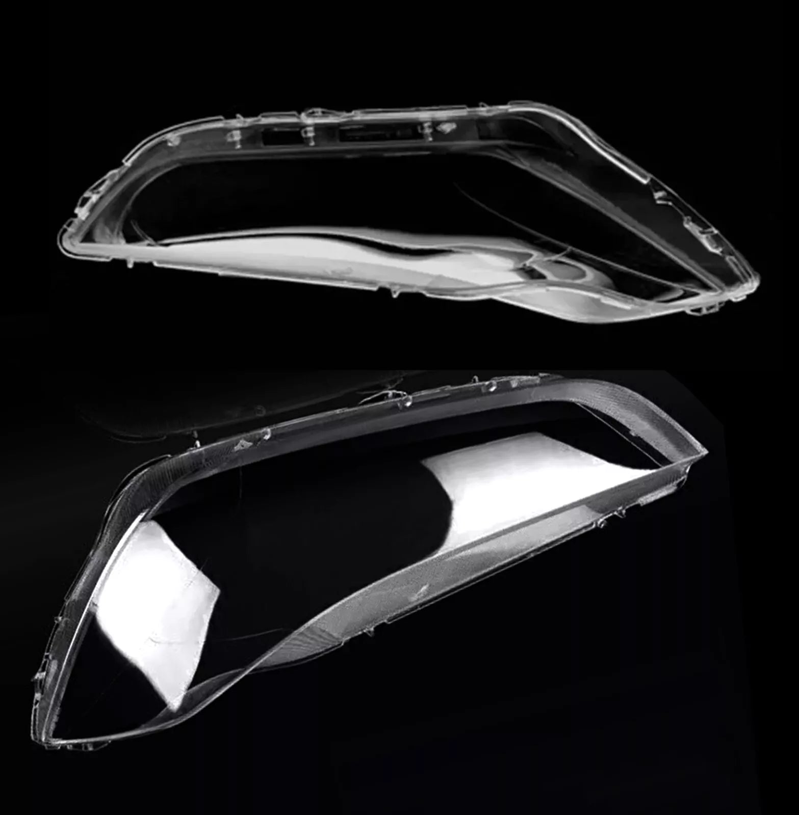 LEFT RIGHT SIDE PAIR HEADLIGHT LENS COVER LAMP FOR MASERATI GHIBLI M157 2014-19