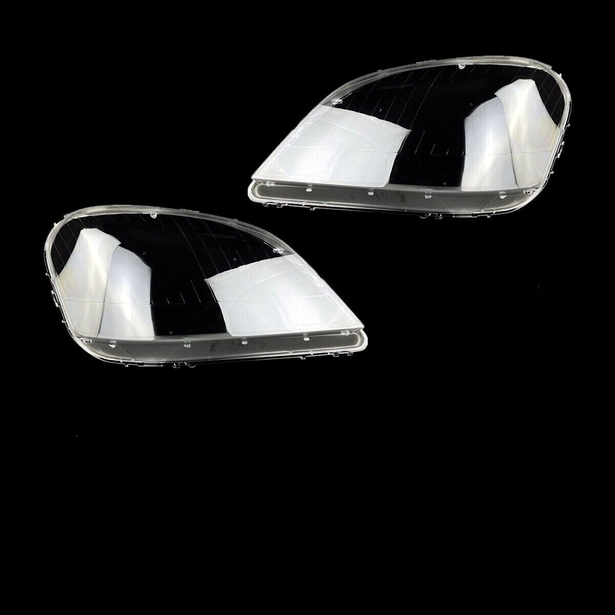 FRONT L+R PAIR HEADLIGHT LAMP LENS FOR MERCEDES BENZ W164 ML-CLASS ML350 06-08