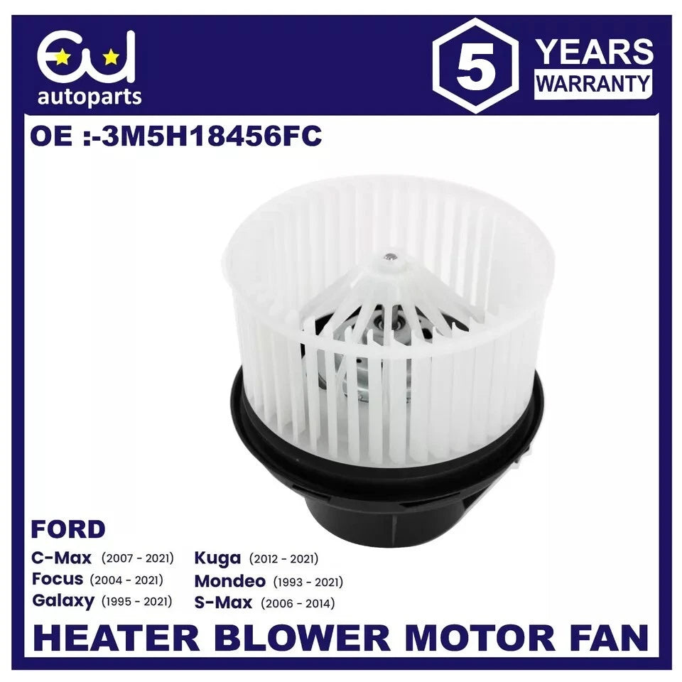 FOR FORD KUGA MK2 MONDEO MK3 MK4 MK5 GALAXY MK2 S-MAX HEATER BLOWER MOTOR FAN