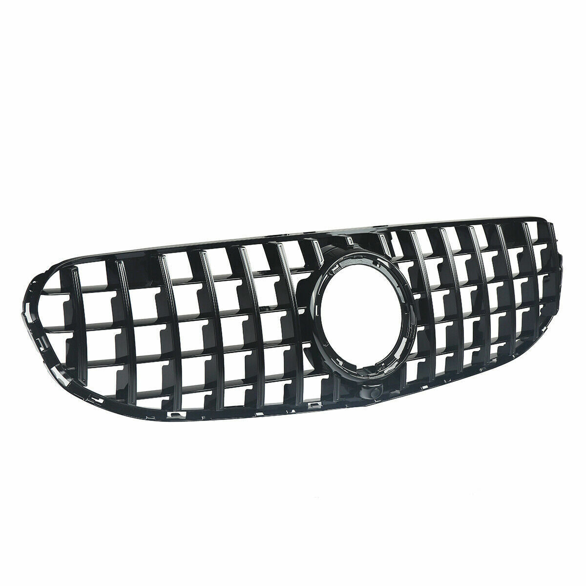 FOR MERCEDES X253 C253 GLC 2020+ PANAMERICANA GTR STYLE SPORT GRILLE GLOSS BLACK