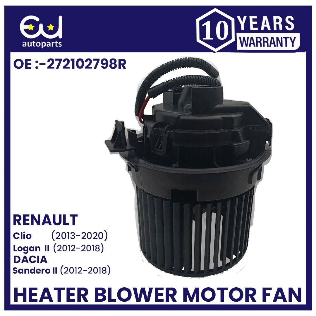 HEATER BLOWER MOTOR FAN FOR DACIA DUSTER SANDERO LOGAN MK2 RENAULT CLIO MK4