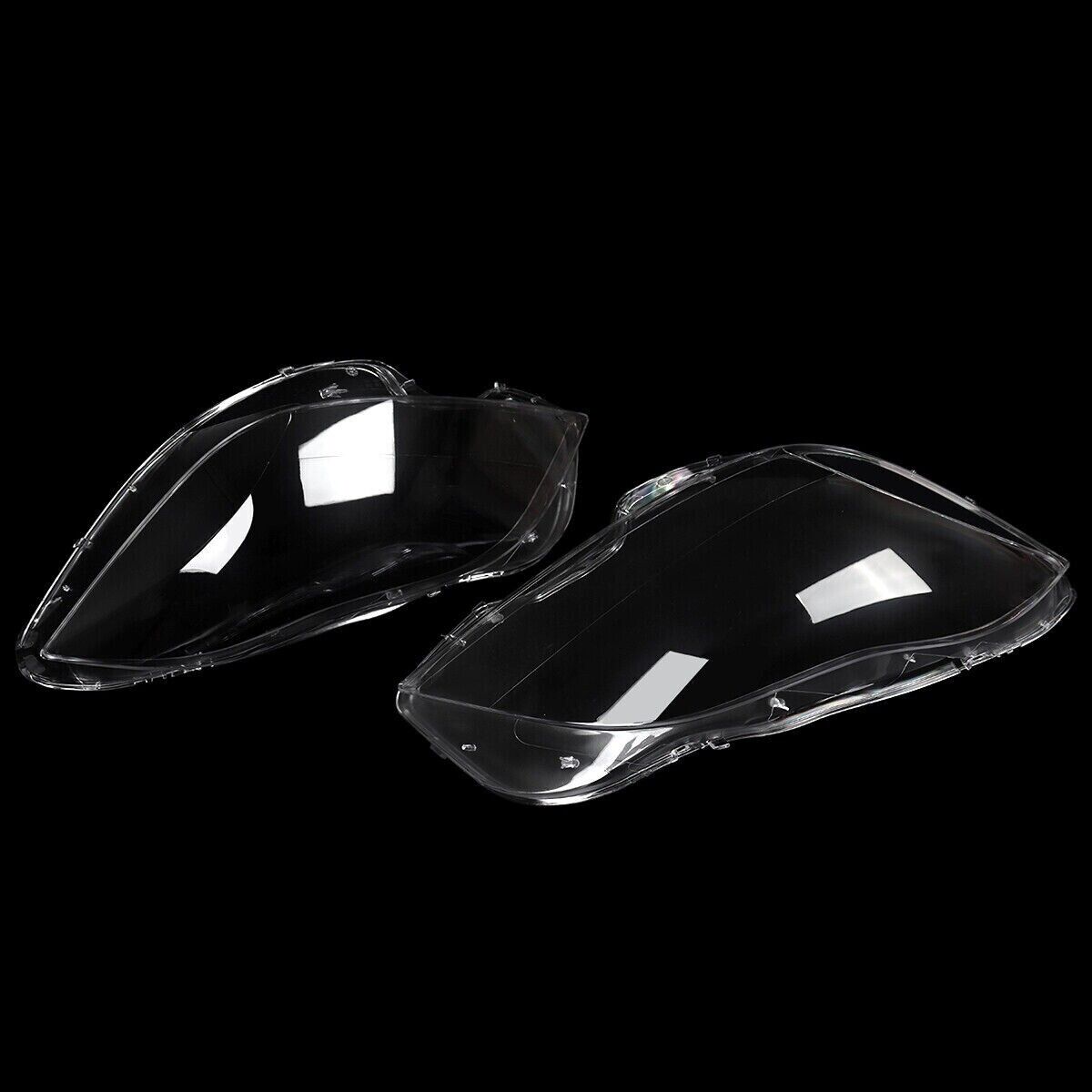 FOR MERCEDES BENZ W218 CLS 10-14 HEADLAMP HEADLIGHT LENS COVER CLEAR LEFT+RIGHT