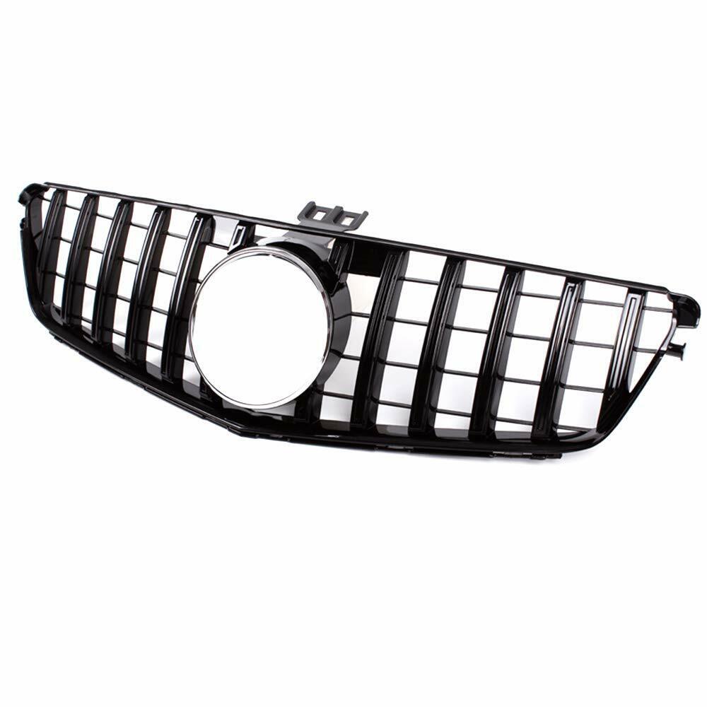 FOR MERCEDES C CLASS W204 07-14 FRONT GRILLE GRILL BLACK PANAMERICANA GT STYLE