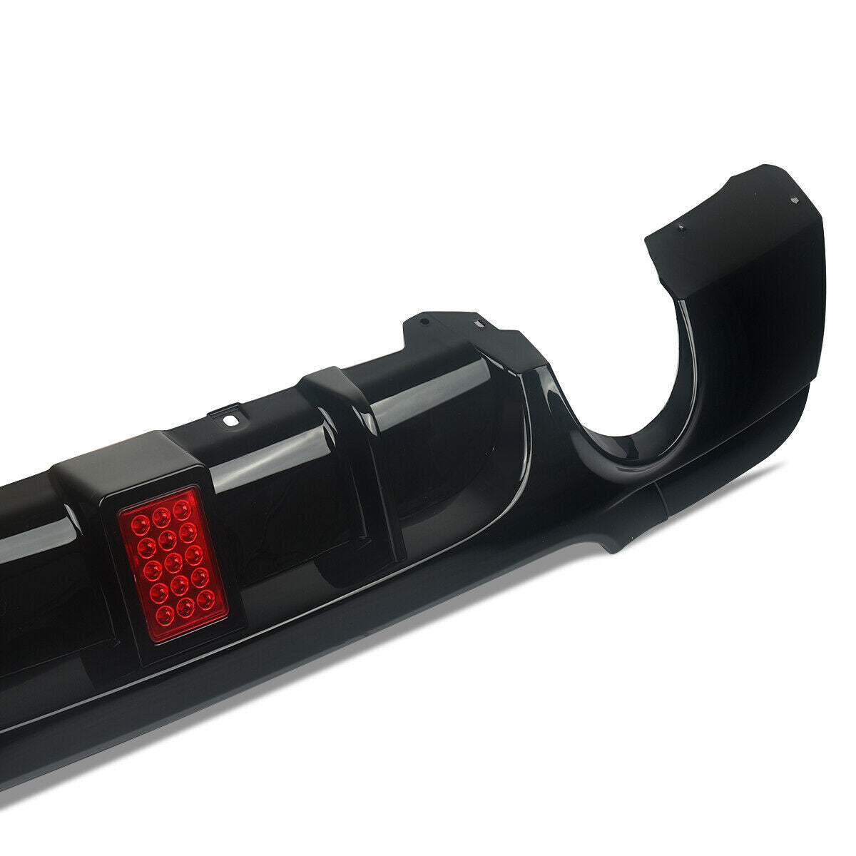 REAR BUMPER LIP DIFFUSER W/ LED FOR BMW 3 SERIES E92 E93 335I 2D M-TECH 07-13