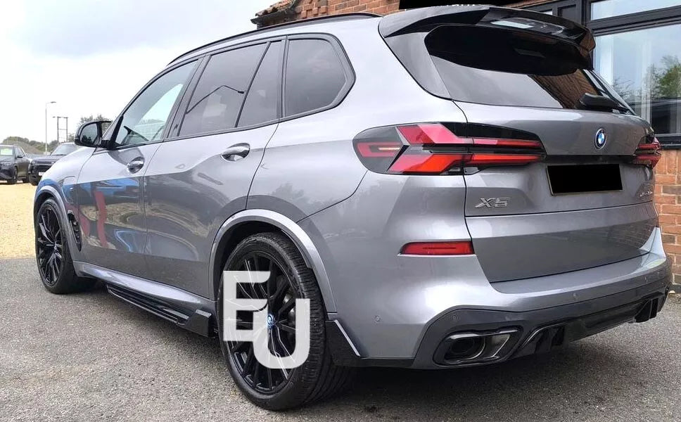 FOR BMW X5 G05 LCI 2023+ AERO BODYKIT BODY KIT REAR DIFFUSER GLOSS BLACK M SPORT
